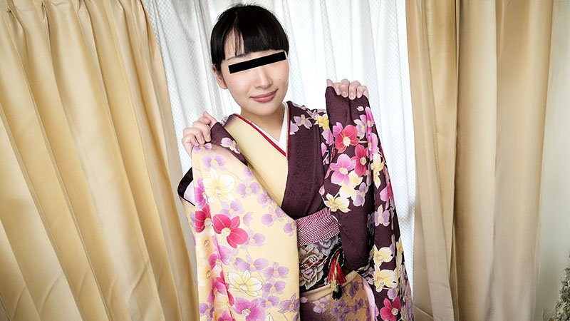 刚成年式穿振袖的清纯软妹子，脱掉一看巨乳超软弹！天然むすめ 010326_01-10M